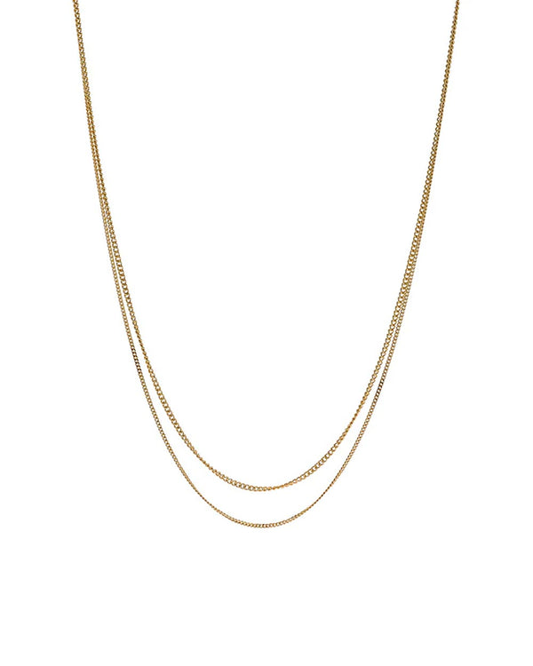 Le Double Grumetta Kette Gold
