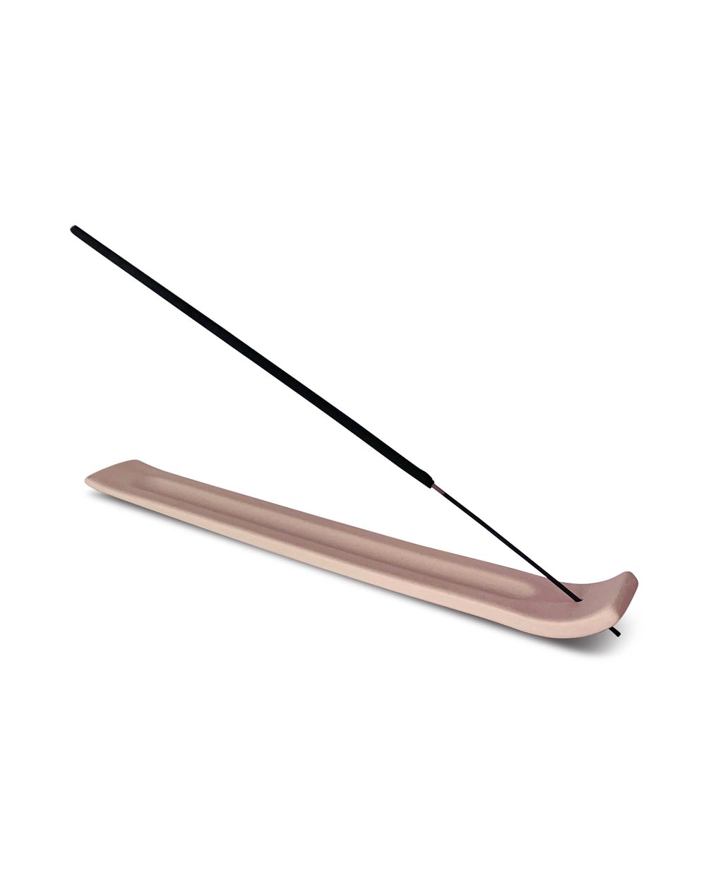 Räucherstäbchenhalter aus Keramik Ski Light Pink