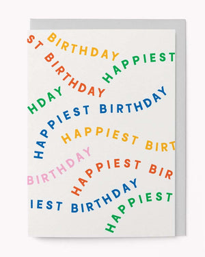 Graphic Factory - Happiest Birthday Klappkarte