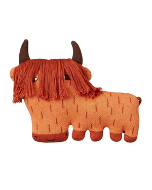 Kuscheltier Harriet Highland Cow aus Baumwollstrick