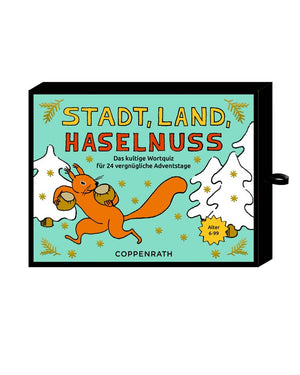 Coppenrath - Stadt, Land, Haselnuss - Das kultige Wortquiz für 24 vergnügliche Adventstage