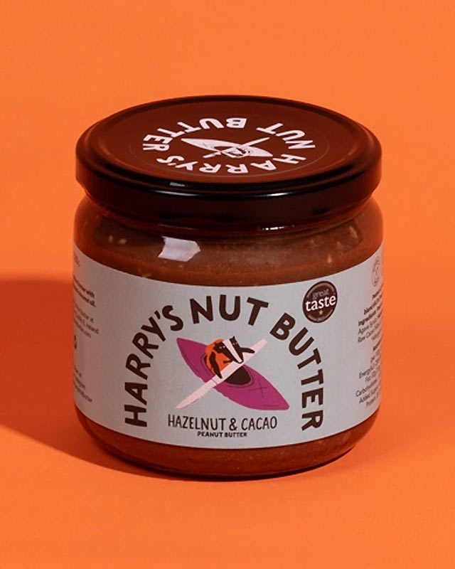 Harry's Nut Butter – Haselnuss Kakao - 330g: Glas mit preisgekrönter Nussbutter, ideal für Frühstück, Porridge, Smoothies oder als Backzutat. Veganer Aufstrich aus Irland.