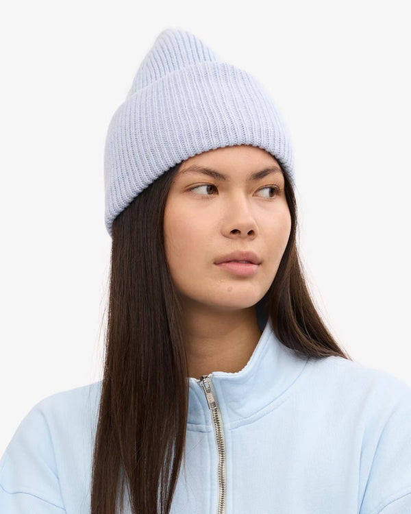 Merino Wool Hat Polar Blue