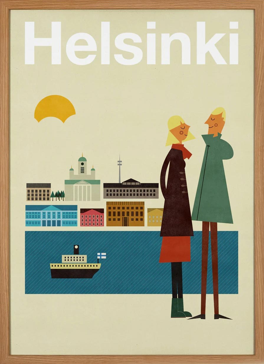 Helsinki Poster (50 x 70 cm)