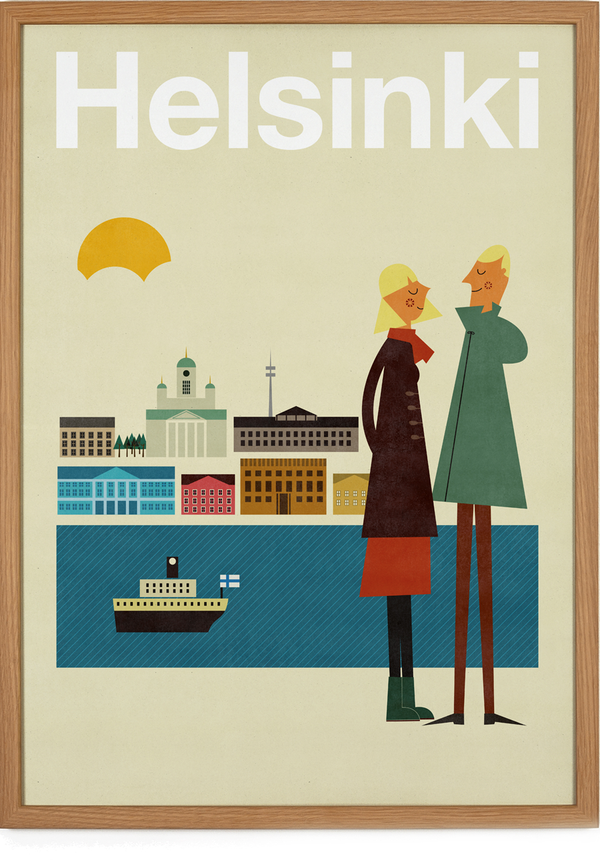 Helsinki Poster (50 x 70 cm)