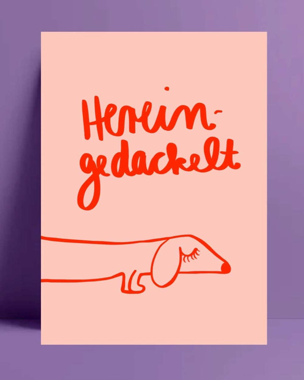 Hej.Ibiza - Hereingedackelt Postkarte