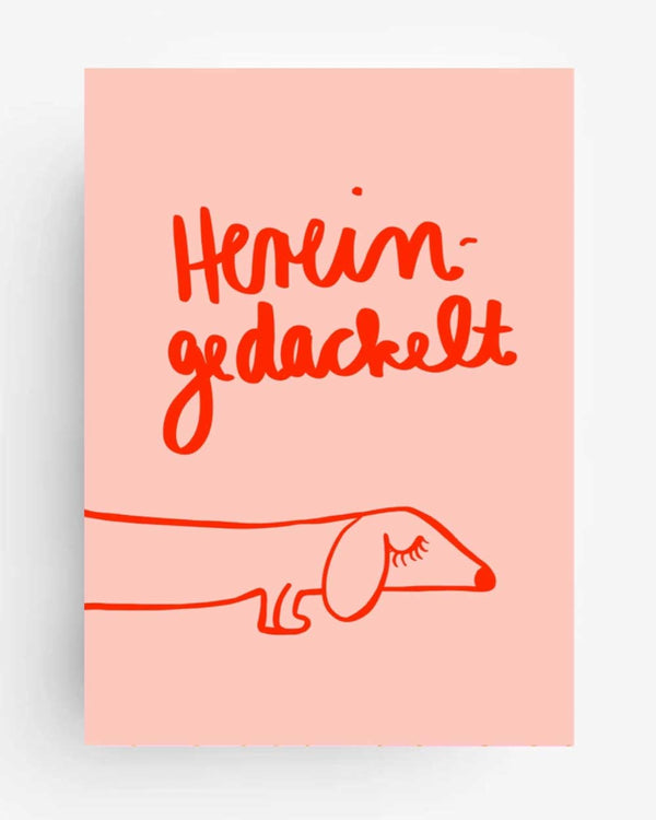 Hej.Ibiza - Hereingedackelt Postkarte