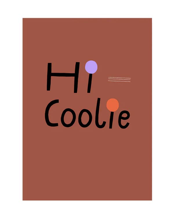 Hi Coolie Postkarte