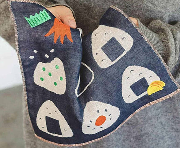 Hightide Mini-Handtuch Onigiri (Reisbällchen) Navy