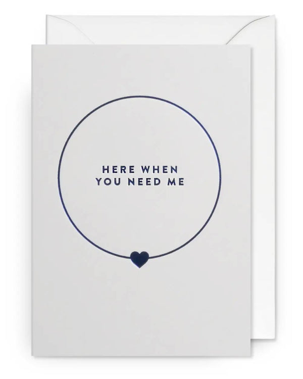 Lagom Design - Postco Here When You Need Me Klappkarte