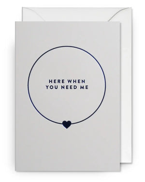Lagom Design - Postco Here When You Need Me Klappkarte