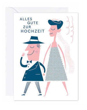Alles Gute zur Hochzeit Karte