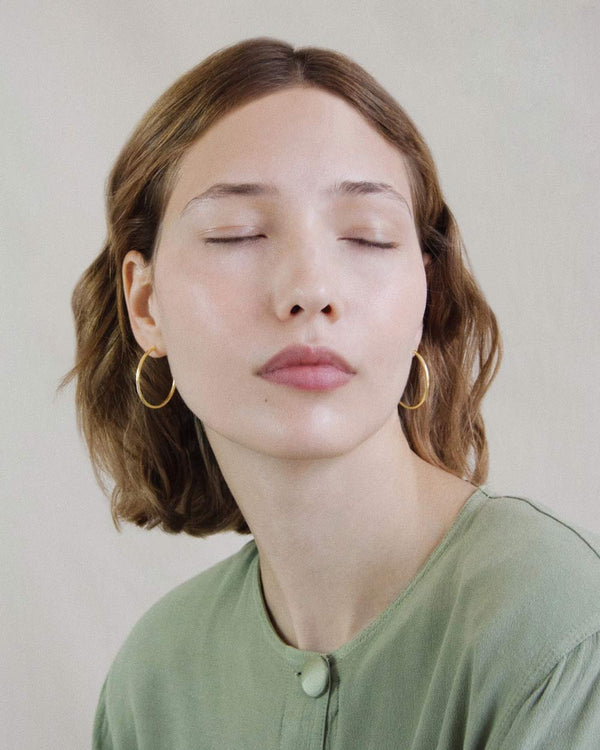 Hoops Ohrringe Gold Big