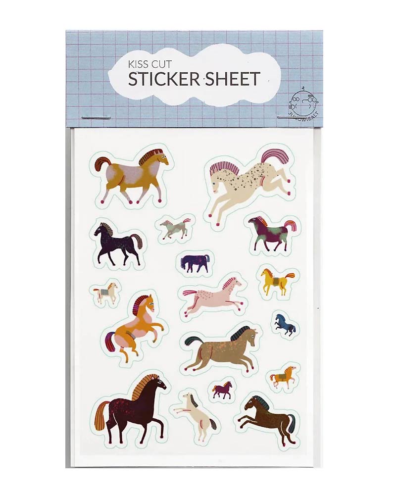 Barbara Dziadosz Horses Sticker Set