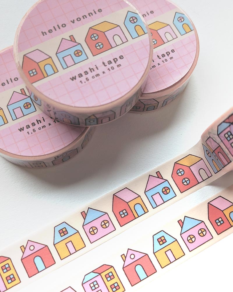 Hello Vonnie Cozy House Washi Tape