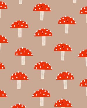 Geschenktüte Mushroom mit Boden (5er-Pack)