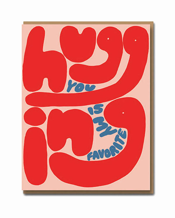 Hugging You Klappkarte