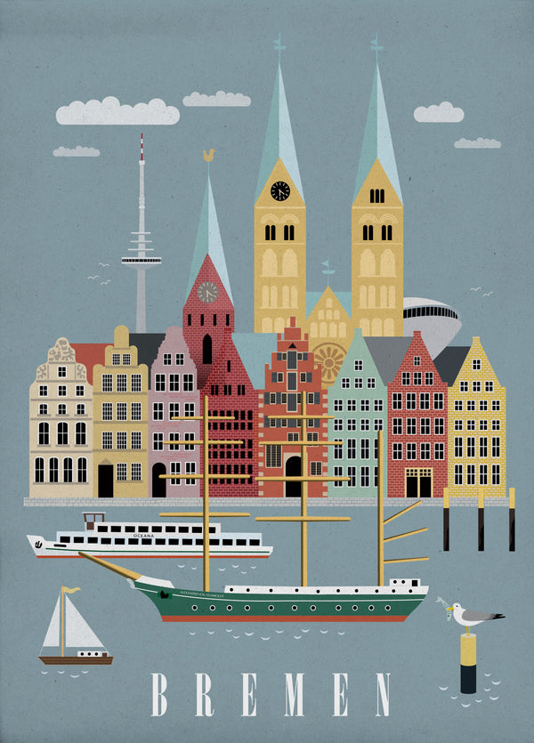 Bremen 2 Postkarte