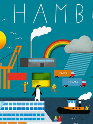 Hamburg Erklärbuch Poster