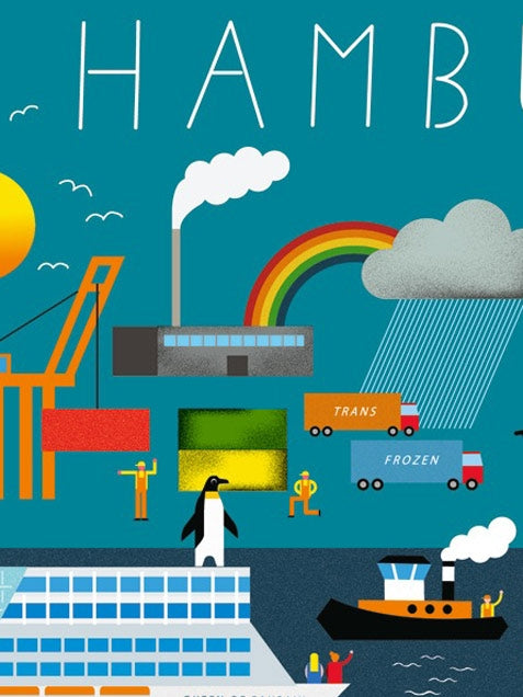 Hamburg Erklärbuch Poster