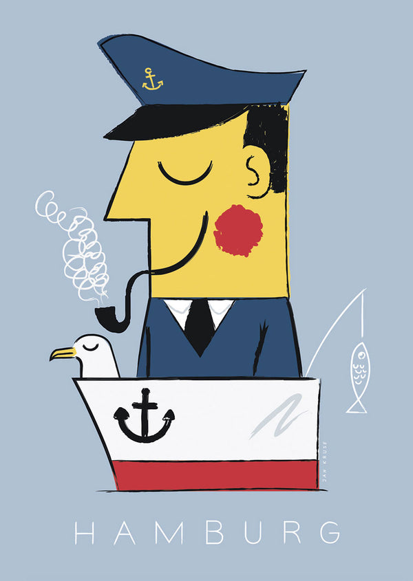 Hamburg Kapitän Ahoi Poster