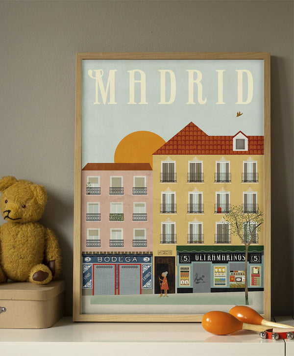 Madrid Poster (50 x 70 cm)