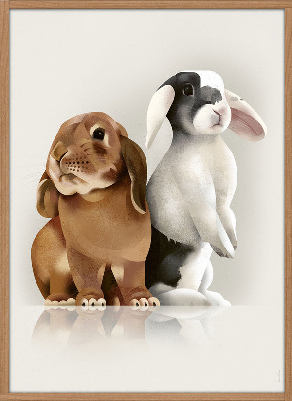 Bunny Love Poster (50x70cm)