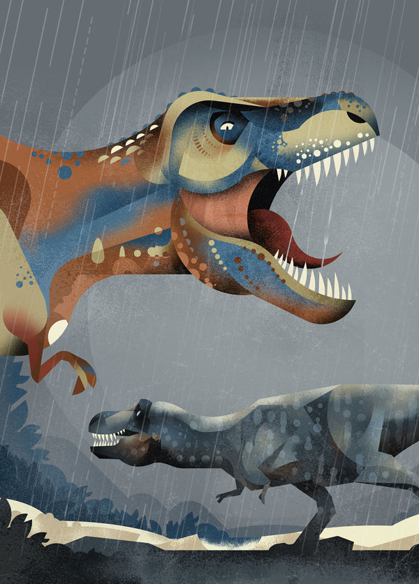 Tyrannosaurus Postkarte