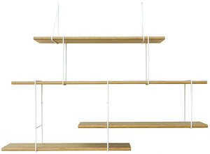 LINK Regalsystem Eiche Set #2 Weiss