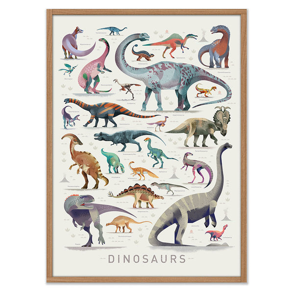 Dinosaurs Poster (50 x 70cm)