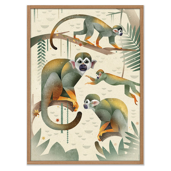 Monkeys Poster (50 x 70cm)