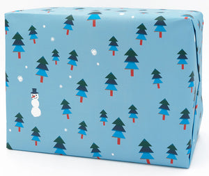 Geschenkpapier Winterwald