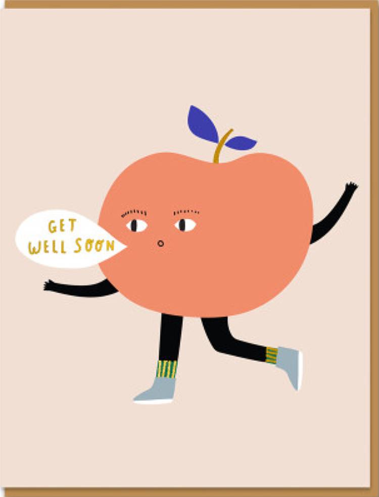 Aless Baylis Get Well Soon Greeting Klappkarte