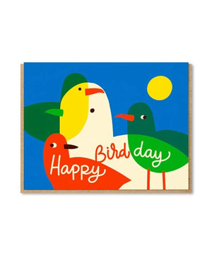 1973 - Flip & Lu Klappkarte Birthday Birds