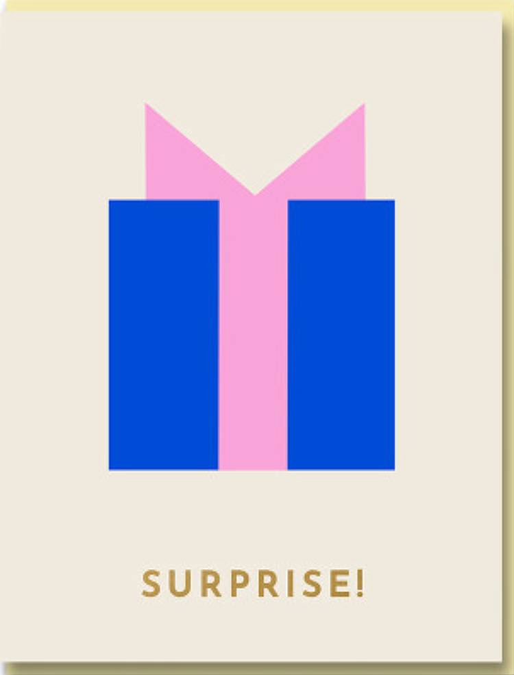 Sparkle&Spin Surprise Present Greeting Klappkarte