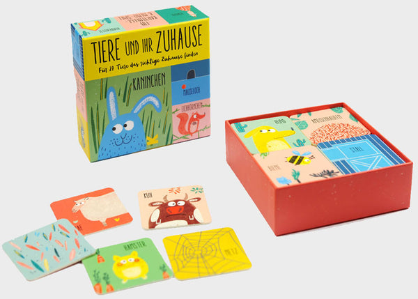 Memospiel Tiere und ihr Zuhause - Laurence King Verlag