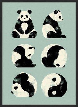 Yin&Yang Panda Poster (50x70cm)