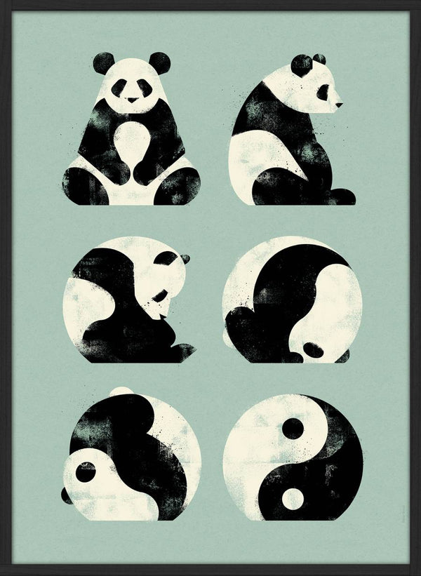 Yin&Yang Panda Poster (50x70cm)