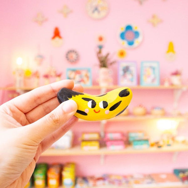 Tiny Banana Keramikskulptur