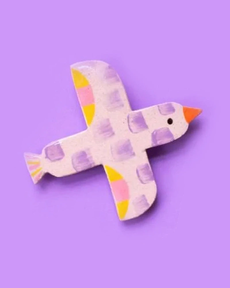 Vogel Keramik Light Purple