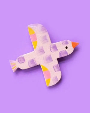 Vogel Keramik Light Purple
