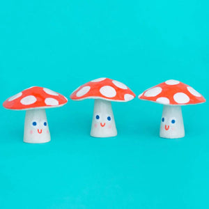 Tiny Pilz Keramikskulptur