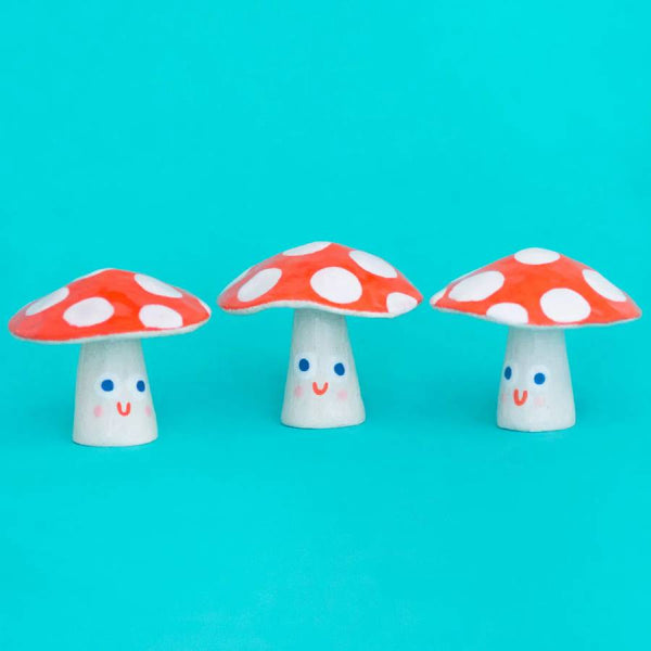 Tiny Pilz Keramikskulptur