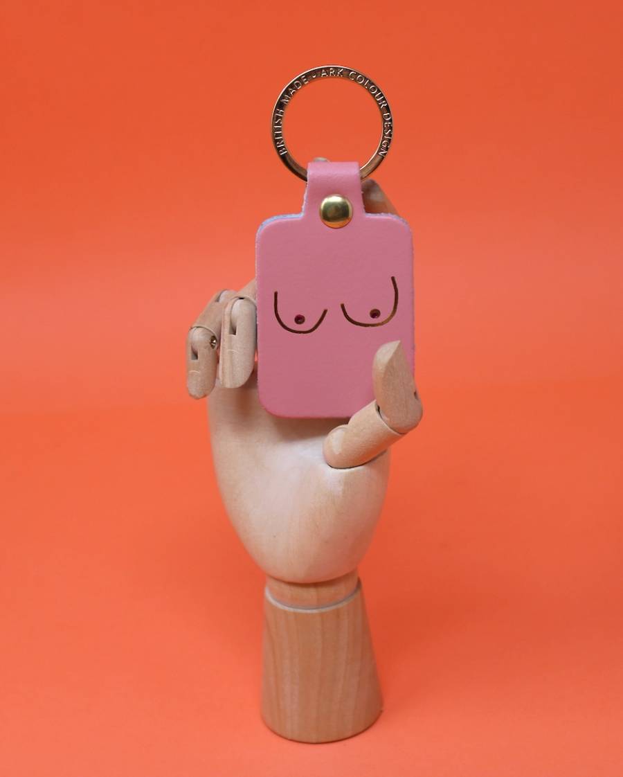 Boobs Schlüsselanhänger Pale Pink