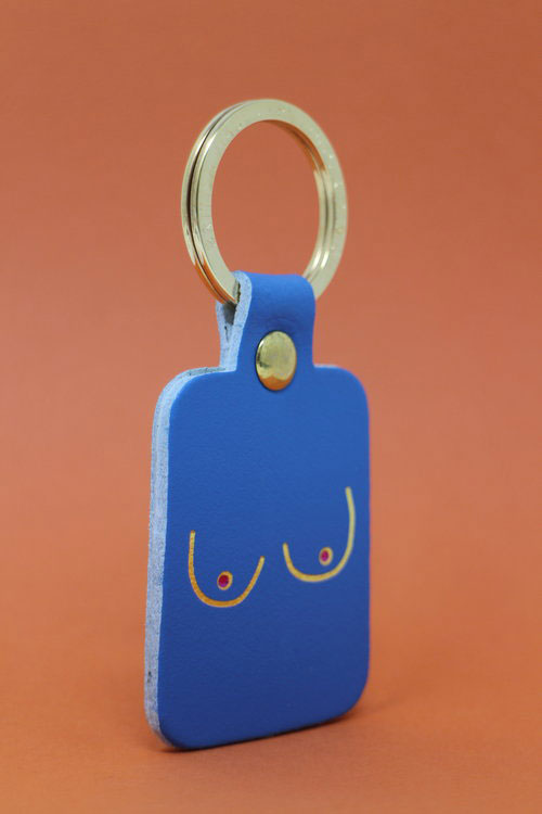 Boobs Schlüsselanhänger Cornflower Blue
