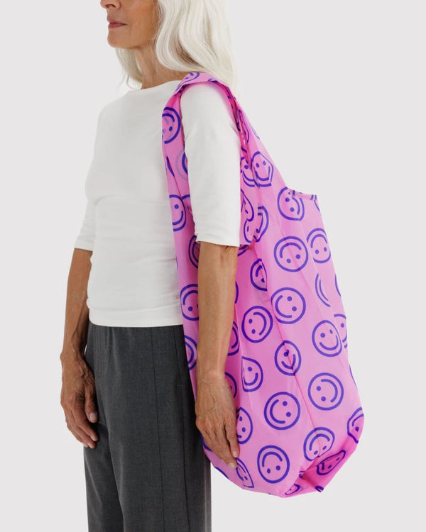 Big Baggu I Einkaufsbeutel Pop Pink Happy