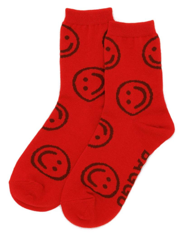 Crew Socks Happy Red