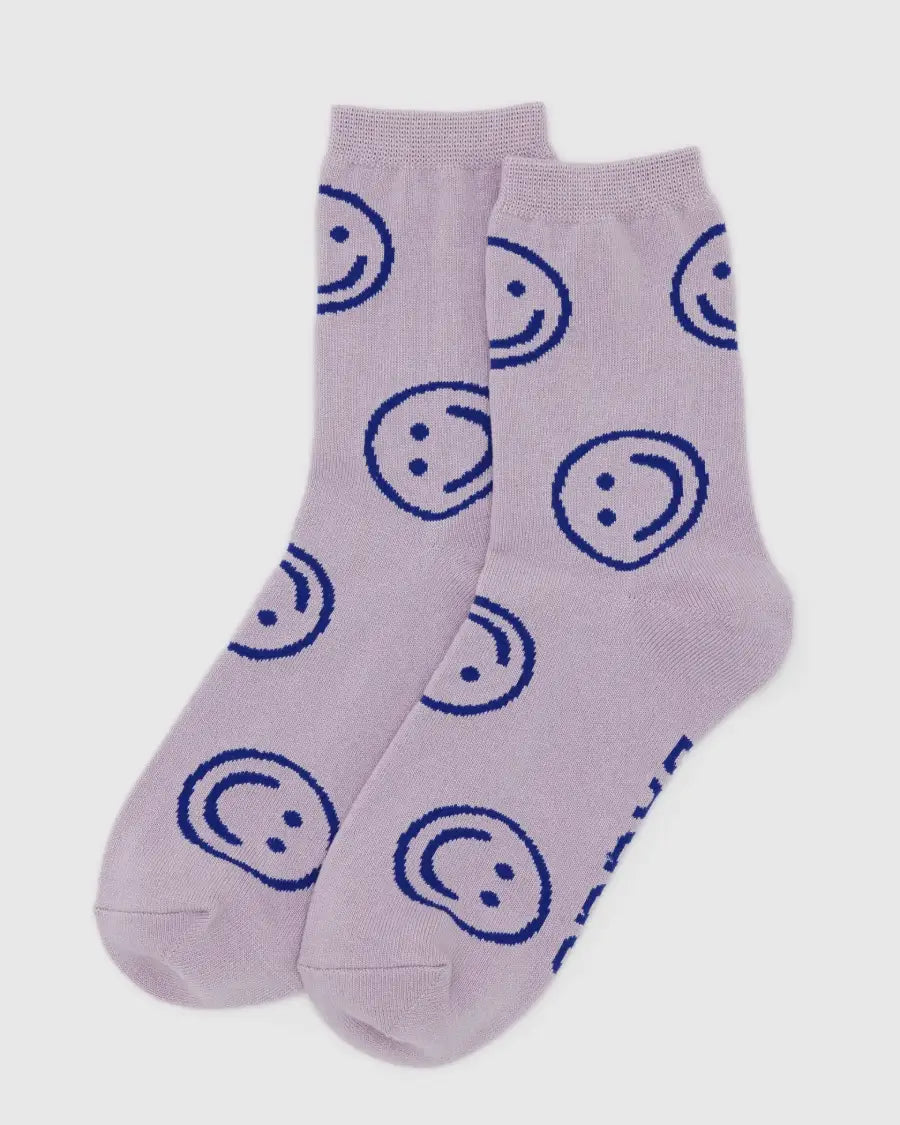 Crew Socks Happy Dusty Pink