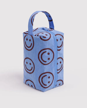 Baggu Dopp Kit Misty Blue Happy