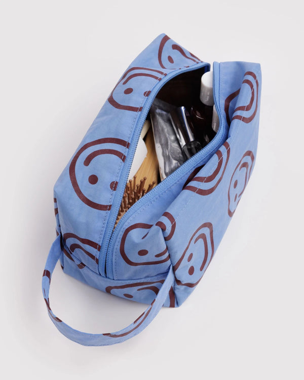 Baggu Dopp Kit Misty Blue Happy